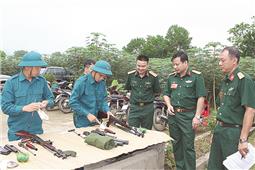 Xây dựng lực lượng dân quân tự vệ vững mạnh, rộng khắp